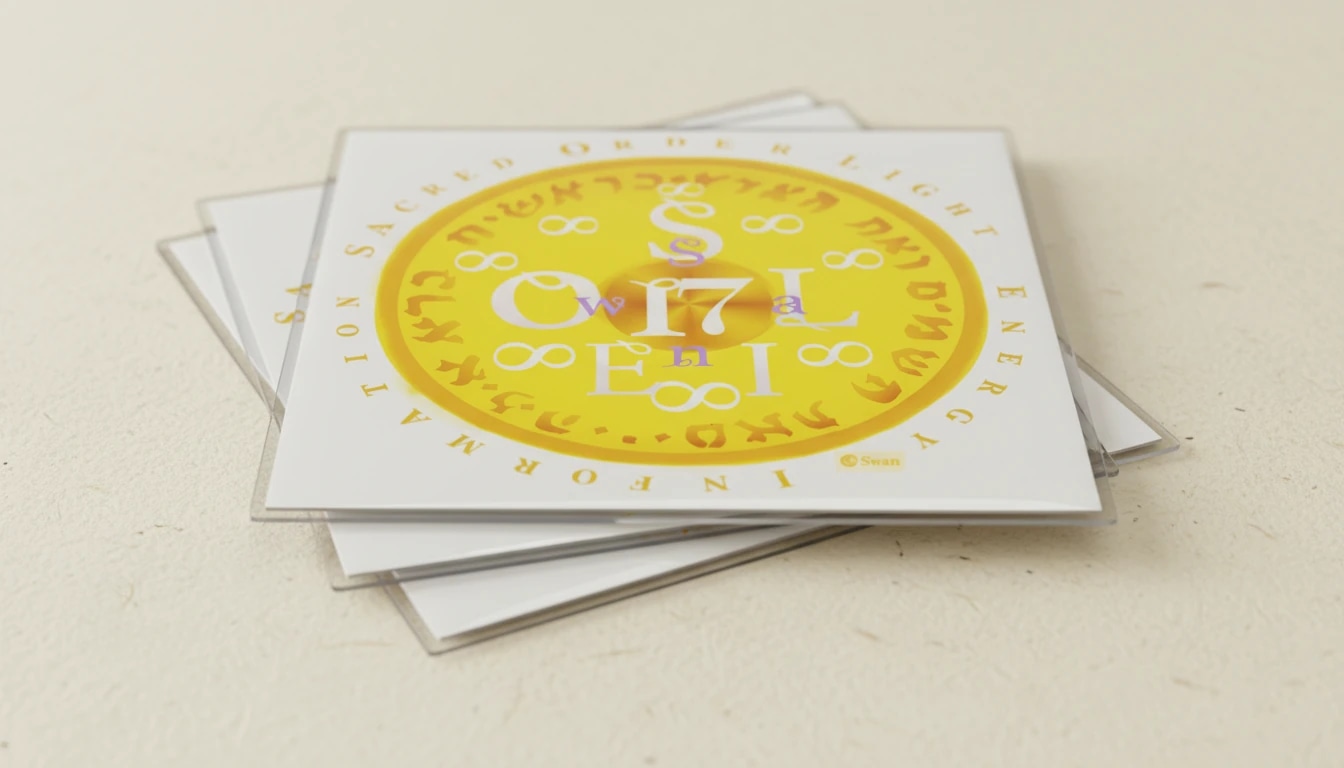 A stack of physical Solei 17 Mandalas